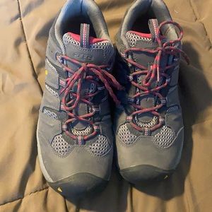 Woman’s keen hiking shoe/boot